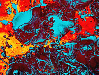 Abstract, Bright, Divorces, Multicolored, Motley, Paint, Liquid, Fluid Art HD wallpaper
