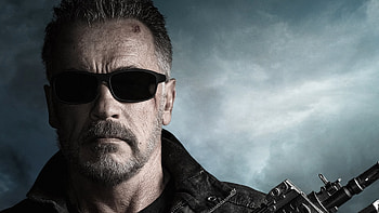 Arnold Schwarzenegger in Terminator Dark Fate HD wallpaper