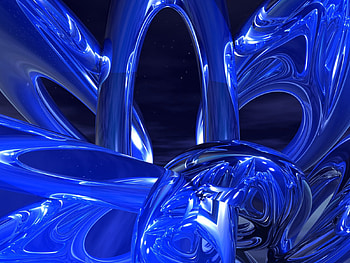 The Twist, twisted, 3d art, 3d, bryce HD wallpaper