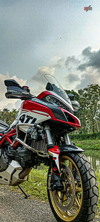 Ducati Multistrada1200, motorcycle, sky, automotive HD phone wallpaper