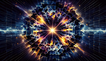 Big Bang Cosmic Explosion, Big Bang, Abstract, space, explosion, geometry HD wallpaper