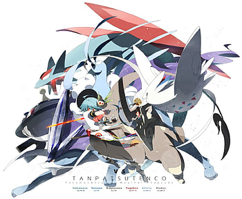 Pokemon Crossover (Blue), Crossover, Dragon Type, Flying Type, Water Type, Pokemon, Blue HD wallpaper