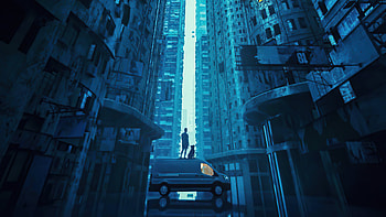 Bandoned Cyber Slums , cyber, artist, artwork, digital-art HD wallpaper