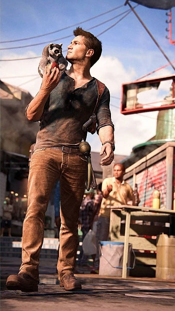 Uncharted 4 Thief End, PS4, sky HD phone wallpaper