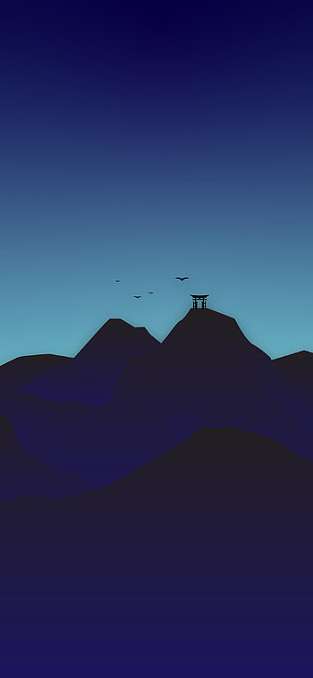 not mine, horizon, minimalist HD phone wallpaper