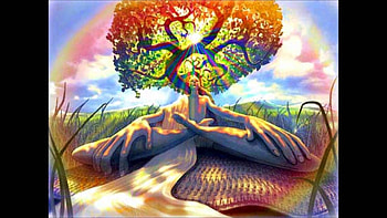 acid trippy HD wallpaper