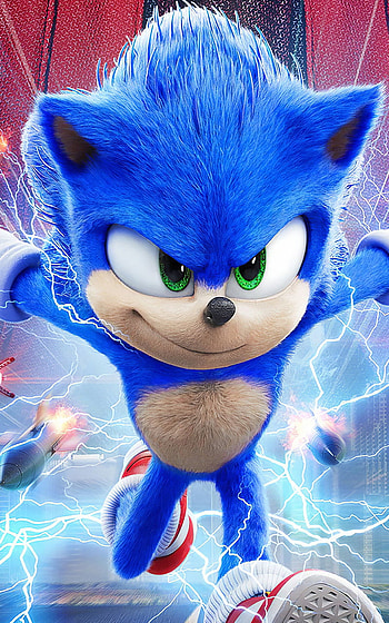 Sonic the Hedgehog Movie: Energetic Blast, movie, Sonic the Hedgehog HD phone wallpaper