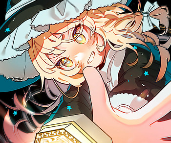 Marisa Kirisame, Marisa Kirisame, Anime, Touhou HD wallpaper