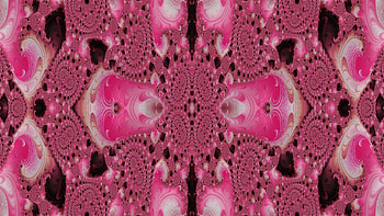 Trippy Psychedelic Fractal, trippy, psychedelic, aesthetic, pink, Abstract, fractal HD wallpaper