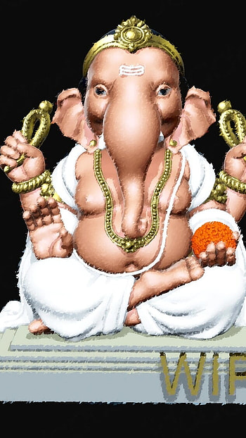 3d Ganesh, Lord Ganesha, ganesha, lord HD phone wallpaper