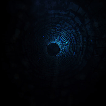 Dark, Circle, Immersion, Tunnel HD phone wallpaper