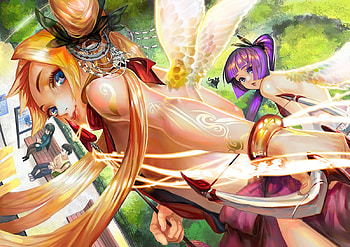 Angel, wings, anime, girl, b c n y, manga HD wallpaper