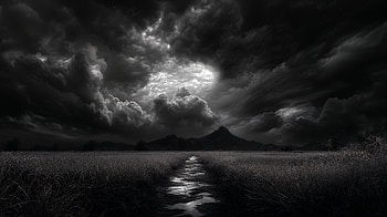 Dark Cloudscape, dark, cloud, storm, landscape HD wallpaper