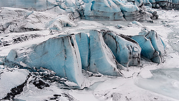 Glaciers Ice Frozen Water Snow Field Nature HD wallpaper
