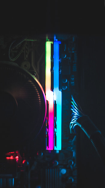 Dark, Neon, Backlight, Illumination, Darkness, Glow, Computer HD phone wallpaper