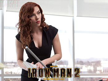 Ironman 2 Black widow, sheild opertive, im2 HD wallpaper