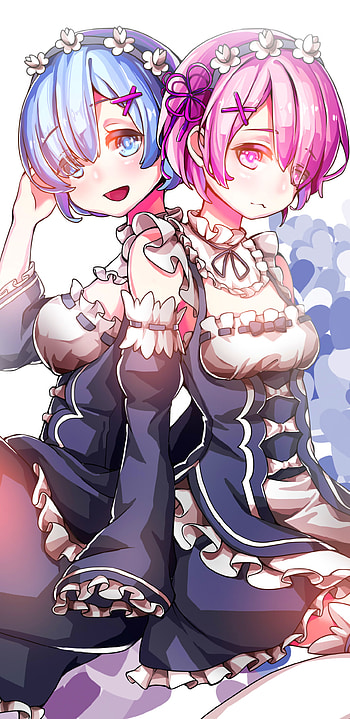 Ram (Re:ZERO), Rem (Re:ZERO), Anime, Re:Zero - Starting Life in Another World HD phone wallpaper