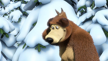 Cartoon, Masha And The Bear HD wallpaper