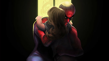 Softer Side Of Spiderman , spiderman, superheroes, artist, artwork, digital-art, artstation HD wallpaper