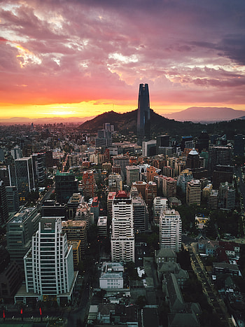Cities, Sunset, City, Skyscraper, Building HD phone wallpaper