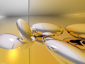 Just Shine, silver, gold, smooth, beads HD wallpaper