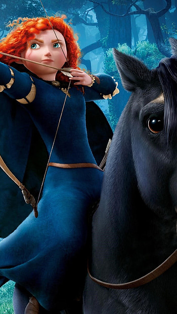 Princess Merida, Brave, Animation HD phone wallpaper