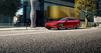 Shanghai, XPeng P7 Sedan HD wallpaper