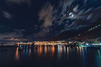 Cities, Night, City, Panorama HD wallpaper