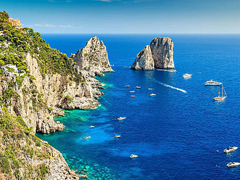 Capri Island, Stunning scenery, -perfect backgrounds, Travel inspiration HD wallpaper