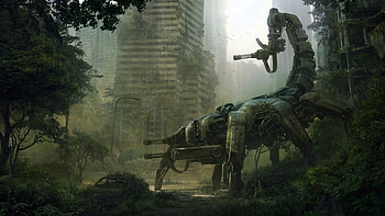 Fantasy, Robots HD wallpaper