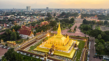 Vientiane Lao PDR, Nong Khai Thailand, Summer travel, Southeast Asia HD wallpaper