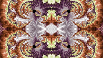 Trippy Psychedelic Fractal - Life Burst, trippy, psychedelic, aesthetic, orange (Color), Abstract, fractal HD wallpaper