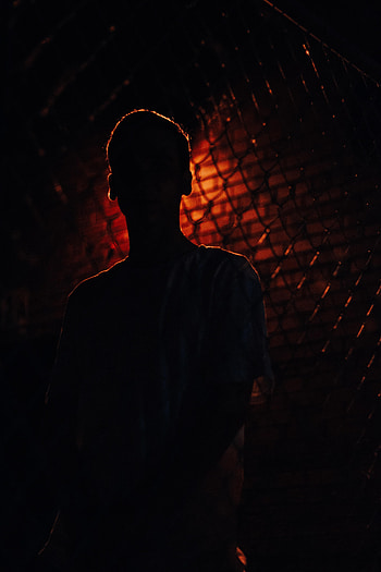 Dark, Silhouette, Human, Person, Anonymous HD phone wallpaper