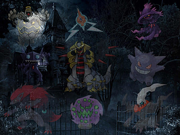 Ghost Pokemon Collection, zoroark, ghost, type, darkrai, giratina, pokemon HD wallpaper
