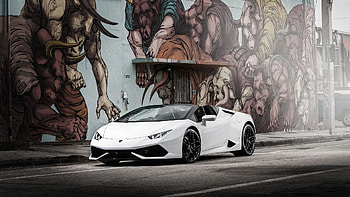 Lamborghini Huracan White, lamborghini, lamborghini-huracan, cars, white HD wallpaper