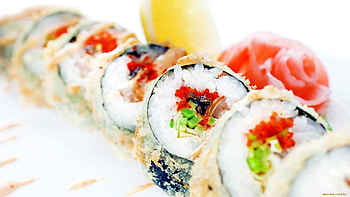 Food, Rolls, Tasty, Delicious, Seafood HD wallpaper