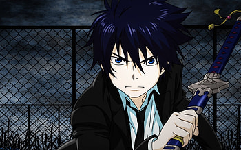 Rin Okumura, Anime, Dark, Blue Exorcist, Manga HD wallpaper