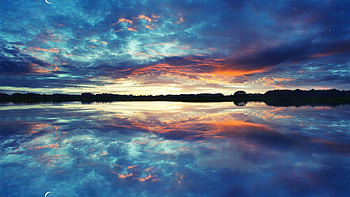 Nature Sea Reflections, nature, sea, reflections HD wallpaper