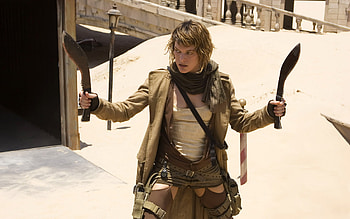 Resident Evil movies, Milla Jovovich, Exciting films, Thrilling performances HD wallpaper