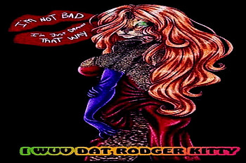 rodger rabbit kat, rabbit kat, comic, cat, funny, rodger rabbit HD wallpaper