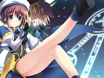 Hayate Yagami, spell, nanoha, hayate, anime HD wallpaper