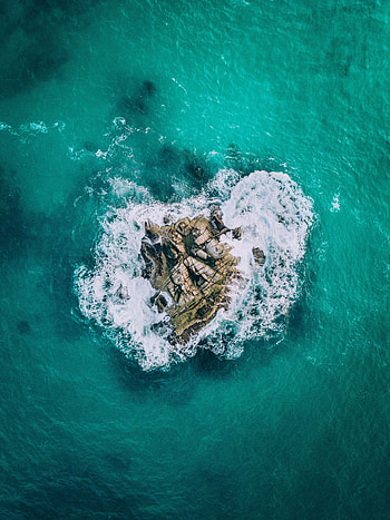 Nature, Rocks, Ocean, Island, Surf HD phone wallpaper