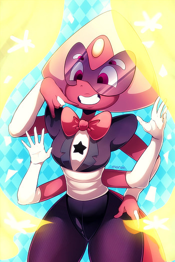 Sardonyx, finger, magenta, rebecca sugar, steven universe HD phone wallpaper