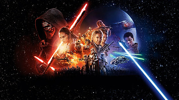 Star Wars movie, Rey character, , Galactic background HD wallpaper