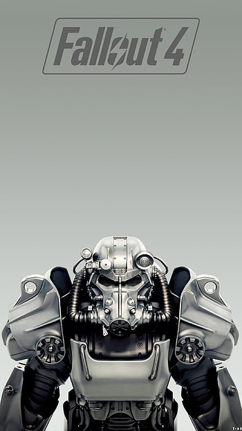 Fallout 4 power armor , Iconic gaming armor, Post-apocalyptic wasteland, Gaming art HD phone wallpaper