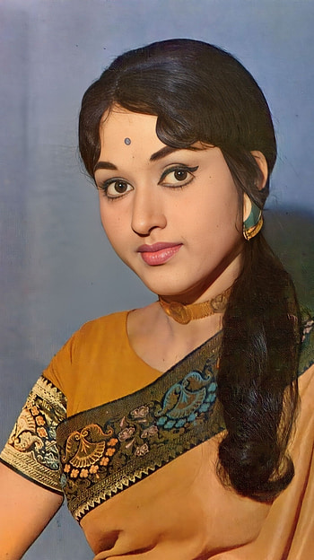 Bharathi, vintage actress, kannada actress HD phone wallpaper