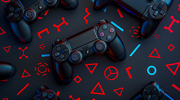 Gamer's Paradise: PlayStation Controllers, video game, gamer, controller, PlayStation HD wallpaper