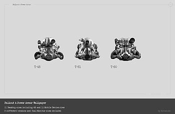 ... Fallout 4 Power Armor by theKovah HD wallpaper