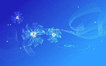 Blue flowers, blue, flowers HD wallpaper