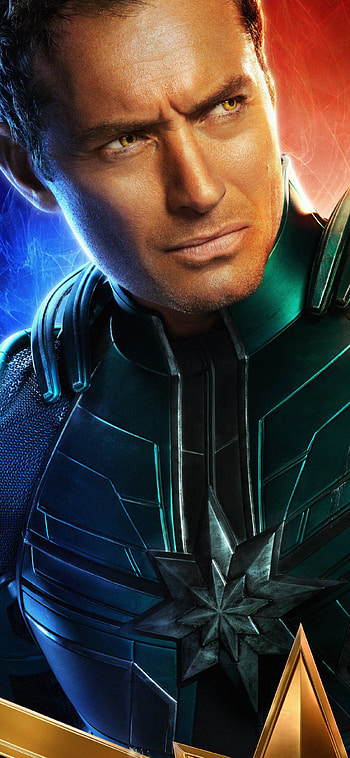 Jude Law, Star Lord Commander, Captain Marvel, XS HD phone wallpaper